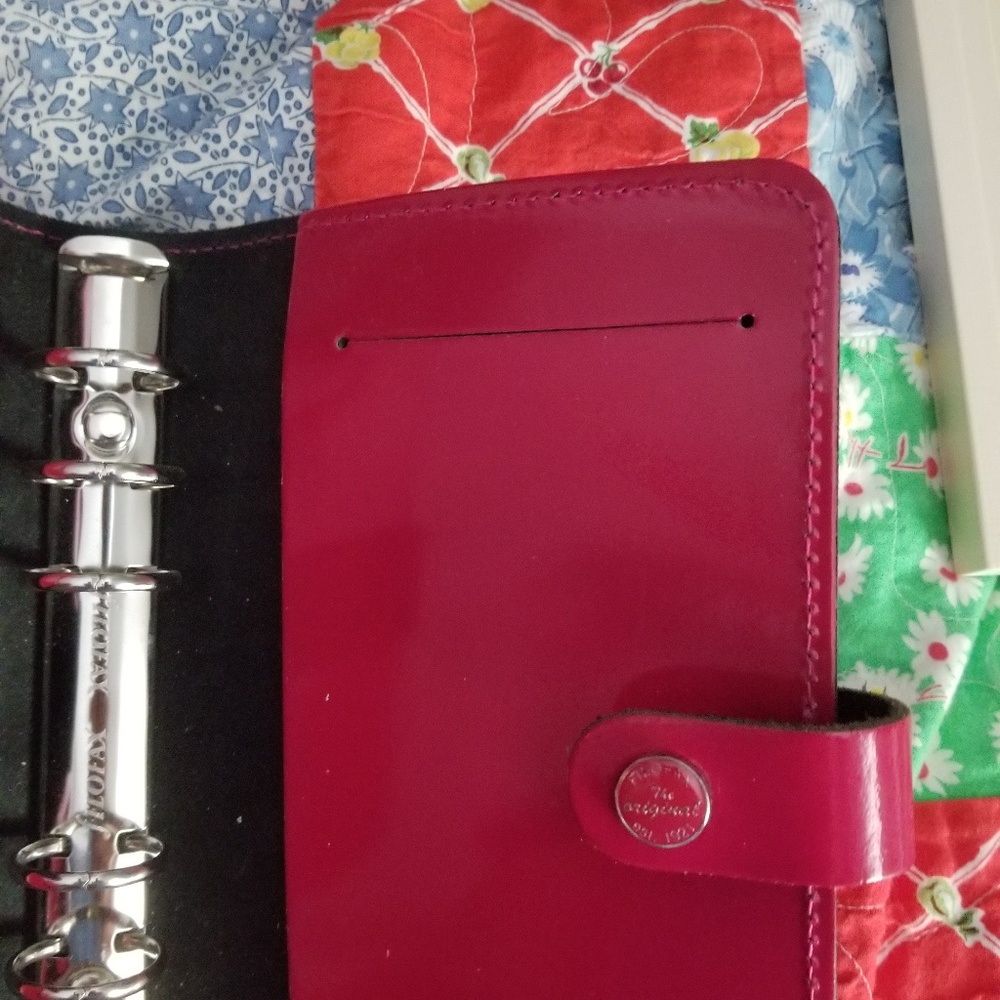 Original filofax fuschia